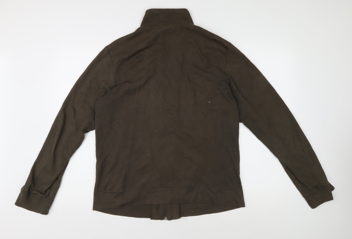 Hooch Women's Brown Cotton Basic Jacket, Size 2