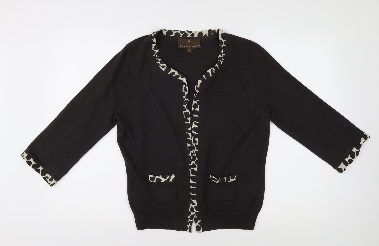 Fenn Wright Manson Women’s Black Cardigan Size 14