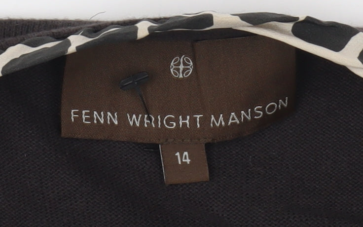 Fenn Wright Manson Women’s Black Cardigan Size 14