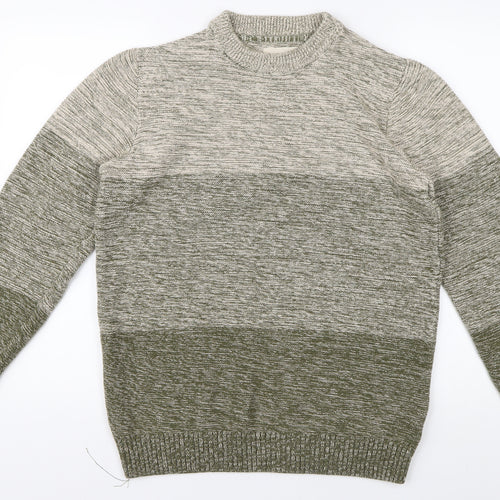 Folk Women's Multicoloured Mock Neck Pullover Jumper Size 10