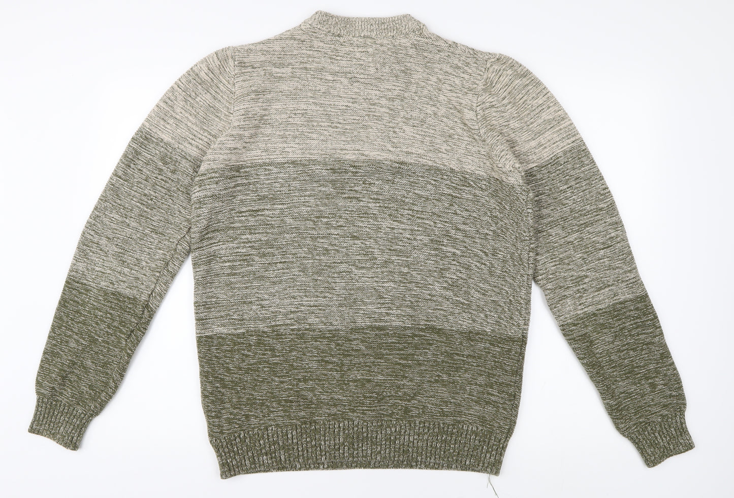 Folk Women's Multicoloured Mock Neck Pullover Jumper Size 10