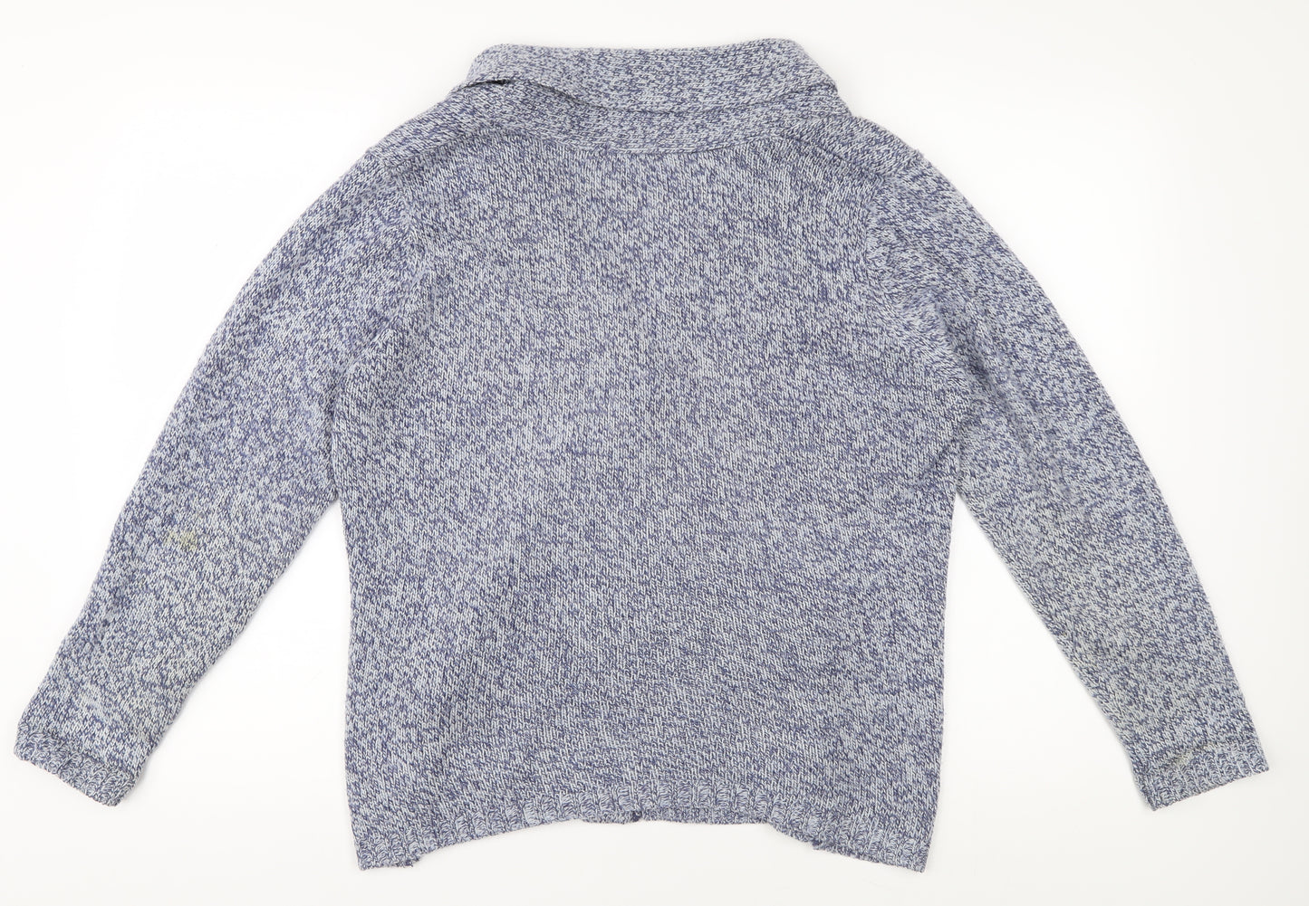 Damart Women's Blue Cardigan Size M Collared