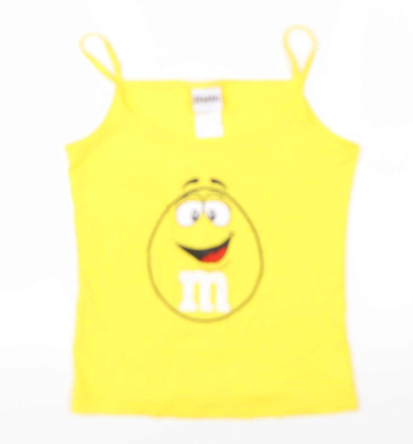 M&M's Women's Yellow Camisole Tank Top L