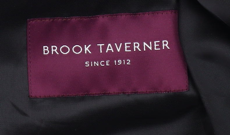 Brook Taverner Men's Grey Tweed Blazer, 48S, Business Casual