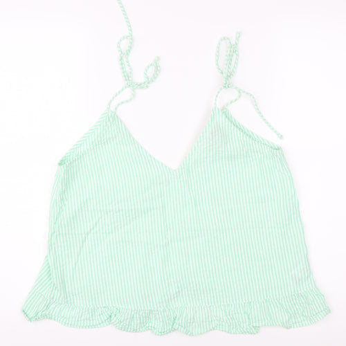 ASOS Green Striped Camisole Blouse UK 12