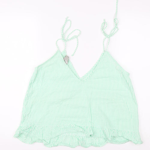 ASOS Green Striped Camisole Blouse UK 12