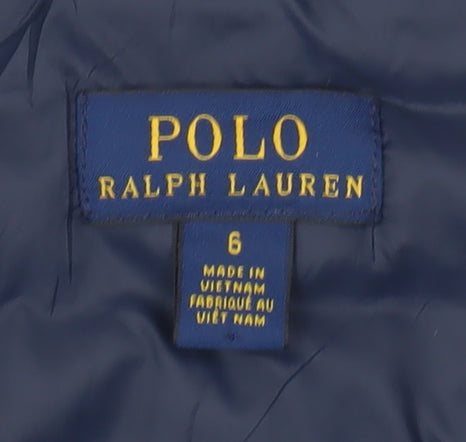 Polo Ralph Lauren Boys Blue Puffer Jacket 10 Years