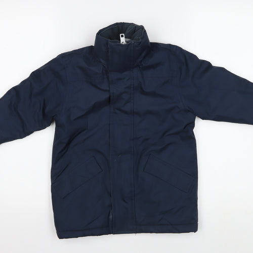 Hill & Woods Boys Blue Puffer Jacket XS Winter Coat