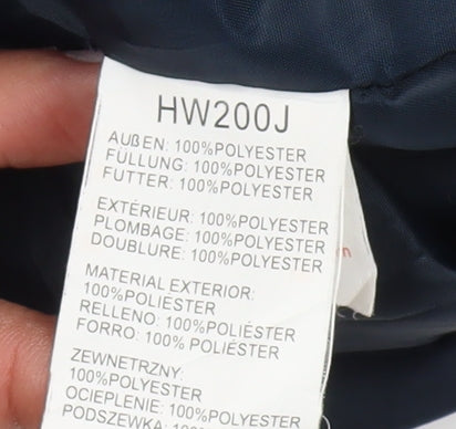 Hill & Woods Boys Blue Puffer Jacket XS Winter Coat