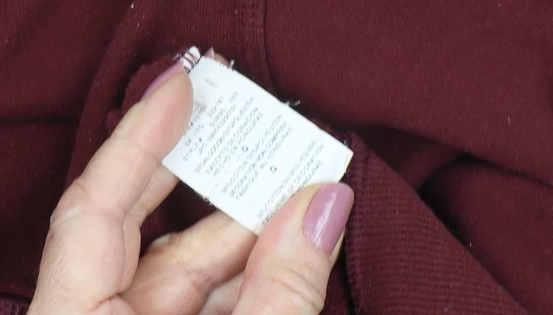 Champion Men's Red 1/4 Zip Sweatshirt XL