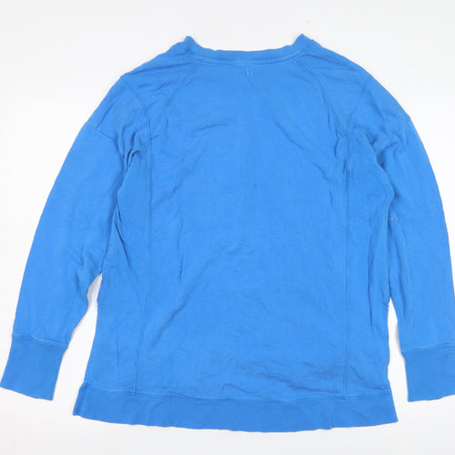 Sweaty Betty Women's Blue Pullover Sweatshirt M