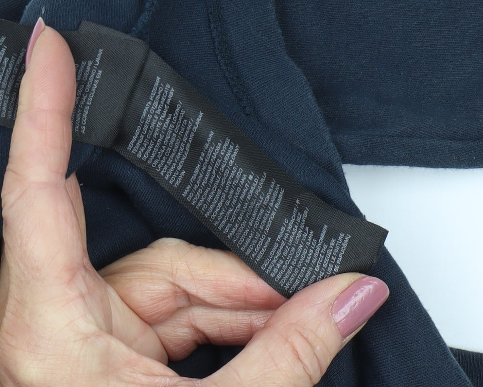 Tu Women's Blue 1/4 Zip Cotton Jacket Size 14