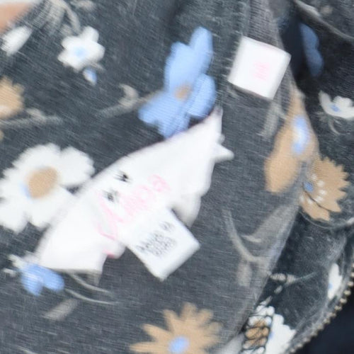 Tu Women's Blue 1/4 Zip Cotton Jacket Size 14