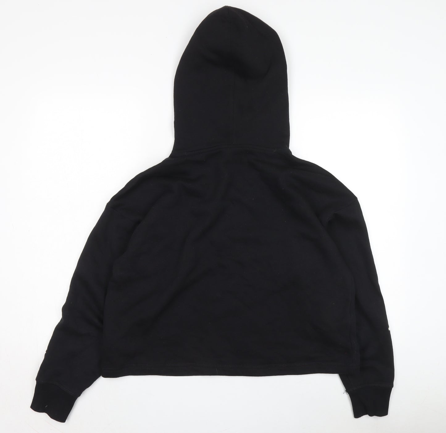 Champion Women's Black Hoodie M Medium Pullover Print