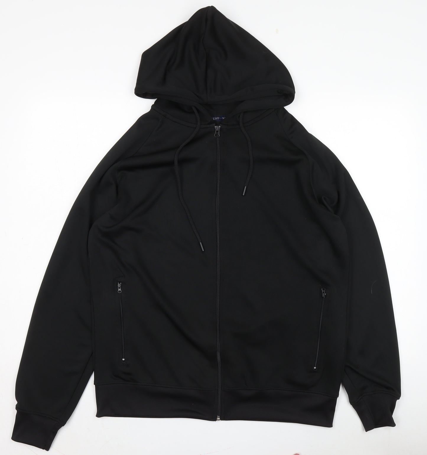 Northwest Men's Black Hooded Zip Jacket - XS