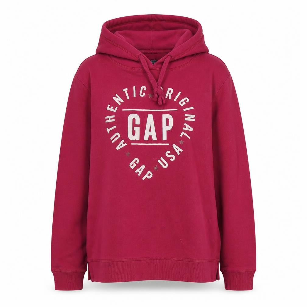Gap Women's Red Pullover Hoodie, Medium