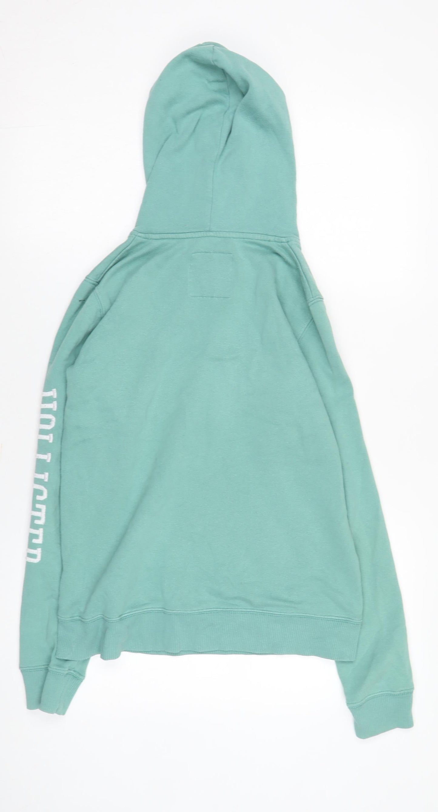 Hollister Women's Green Pullover Hoodie XS