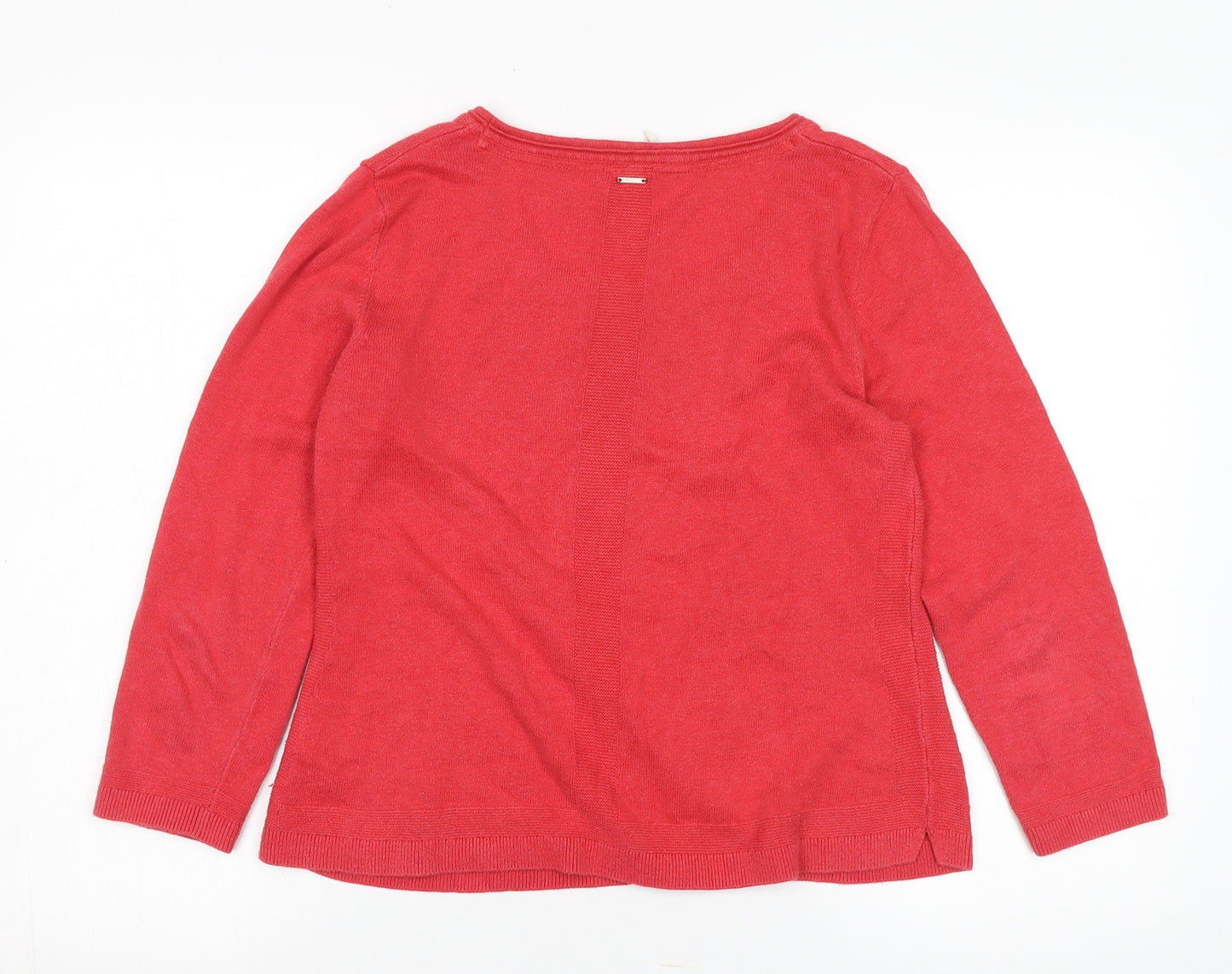 White Stuff Women's Red Pullover Jumper Size 10