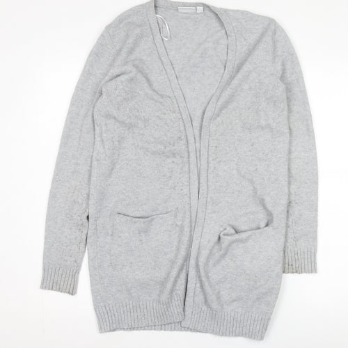 VILA Women's Grey Cardigan, Size S, Long Sleeve