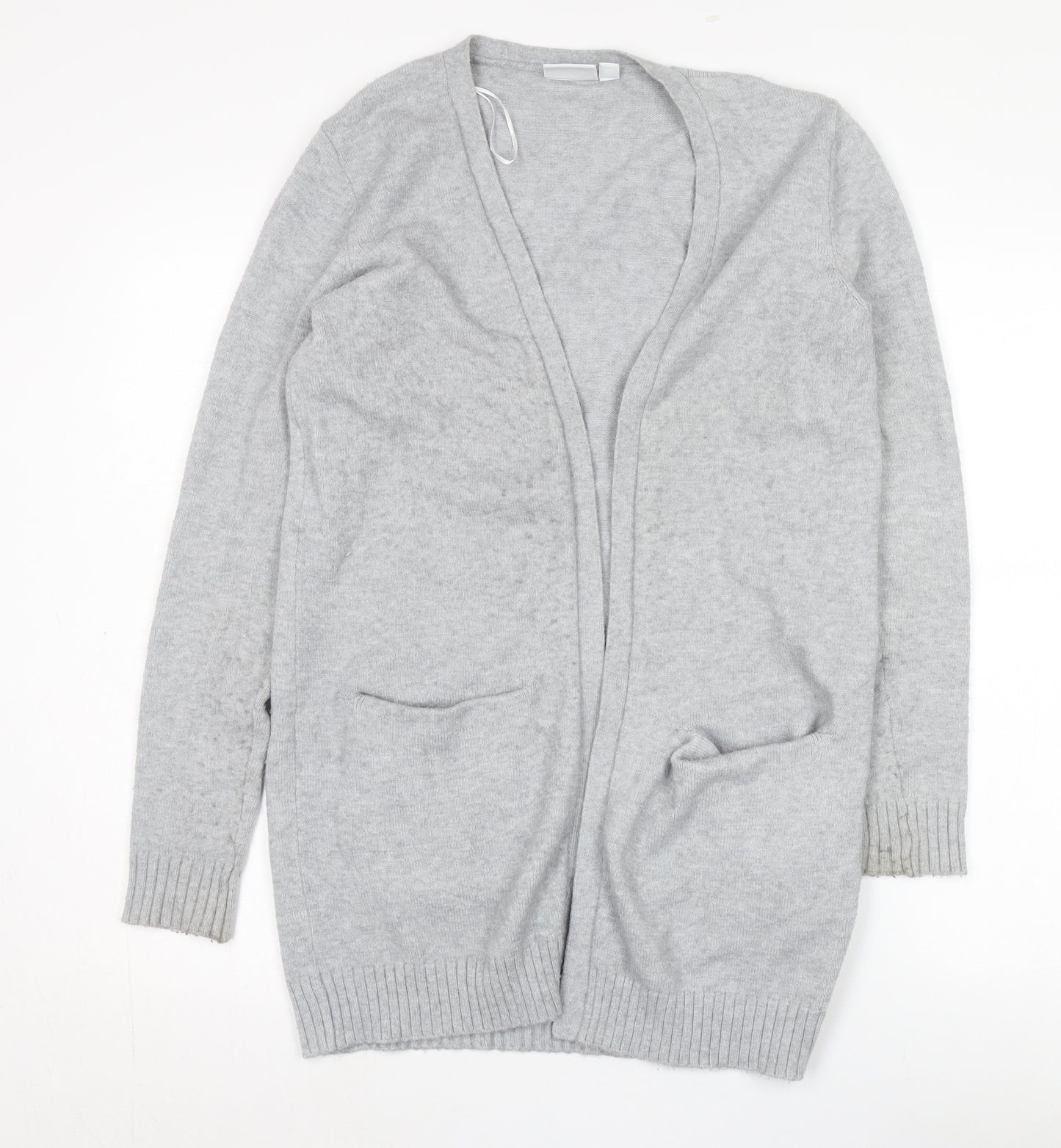VILA Women's Grey Cardigan, Size S, Long Sleeve