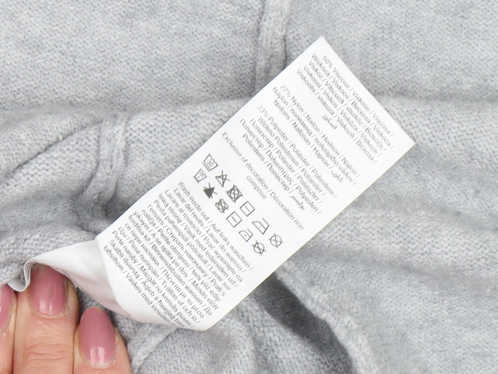 VILA Women's Grey Cardigan, Size S, Long Sleeve