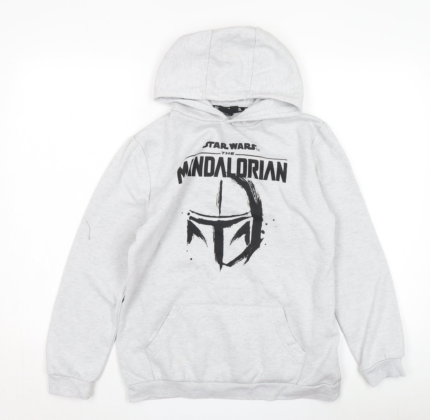 Star Wars Boys Grey Hoodie 12-13 Years Graphic Print Pullover