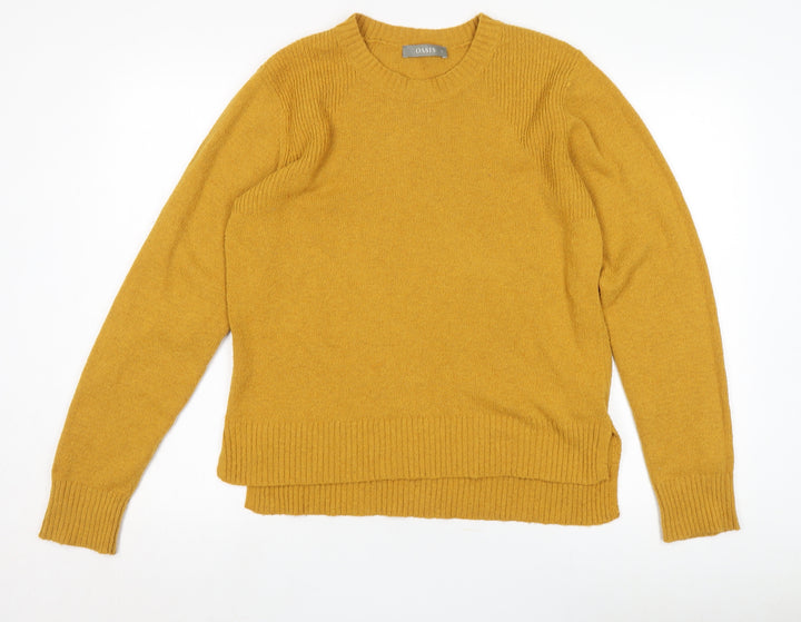 Oasis Women's Yellow Pullover Jumper L