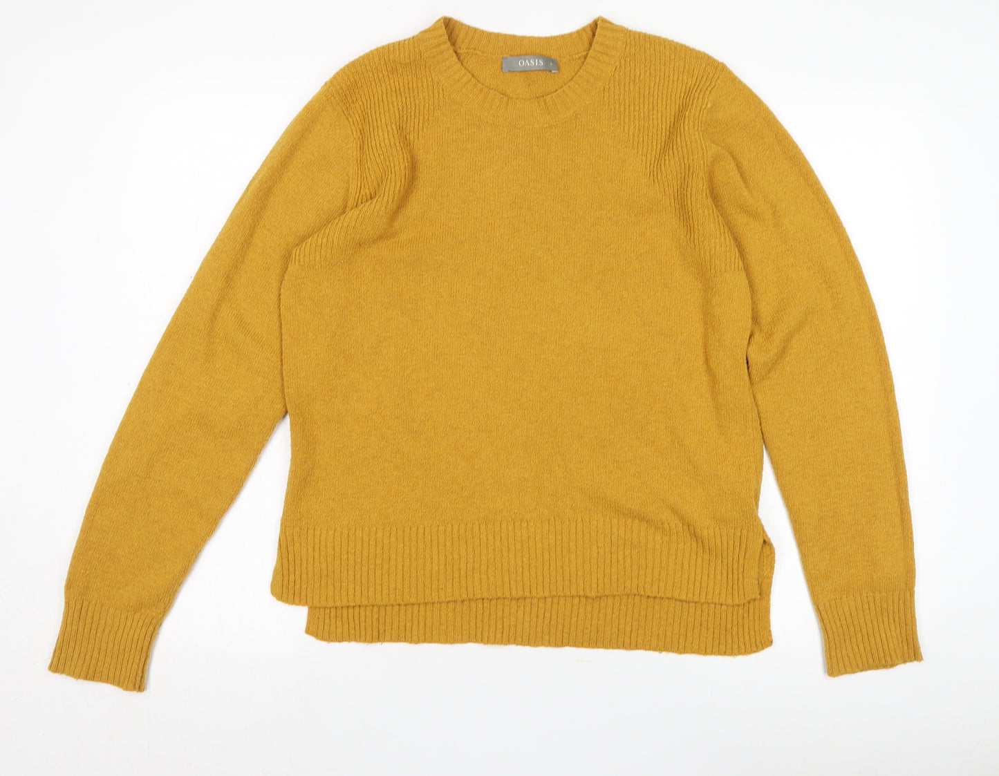 Oasis Women's Yellow Pullover Jumper L