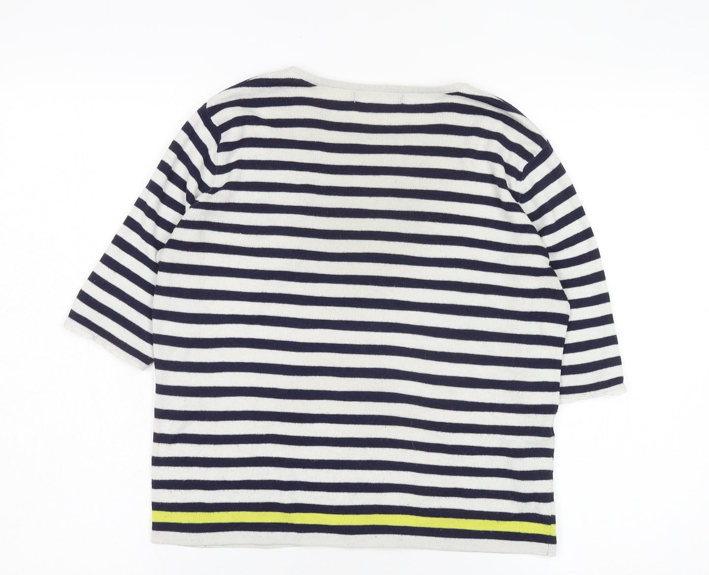 Mango Women's Striped Pullover Jumper, Size 12