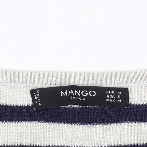 Mango Women's Striped Pullover Jumper, Size 12
