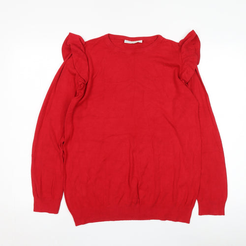 JoJo Maman Bébé Women's Red XL Pullover Jumper