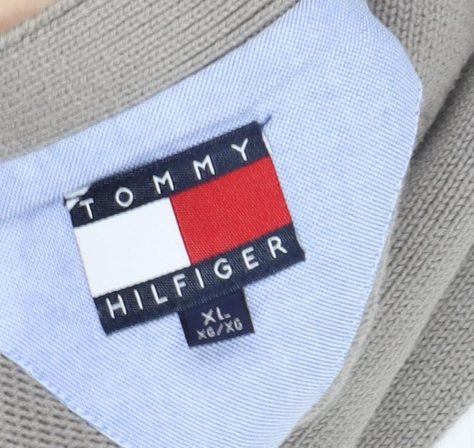 Tommy Hilfiger Men's Beige Pullover Jumper XL