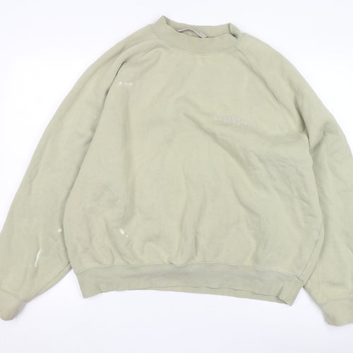 Essentials Men's Beige Pullover Sweatshirt M