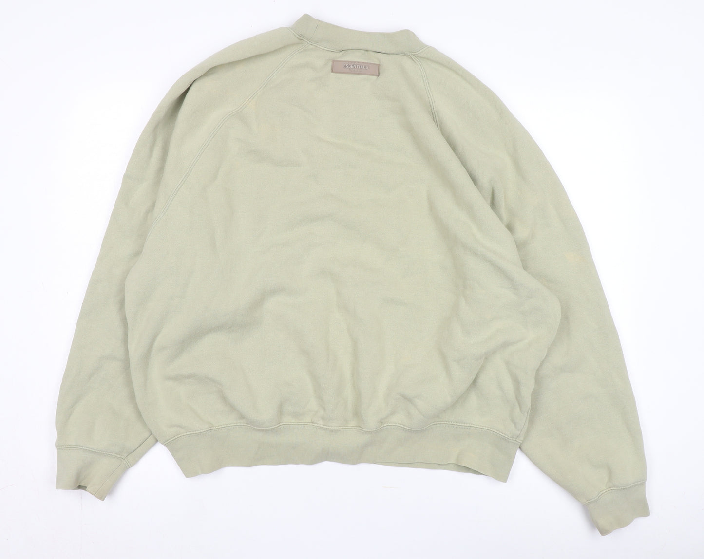 Essentials Men's Beige Pullover Sweatshirt M