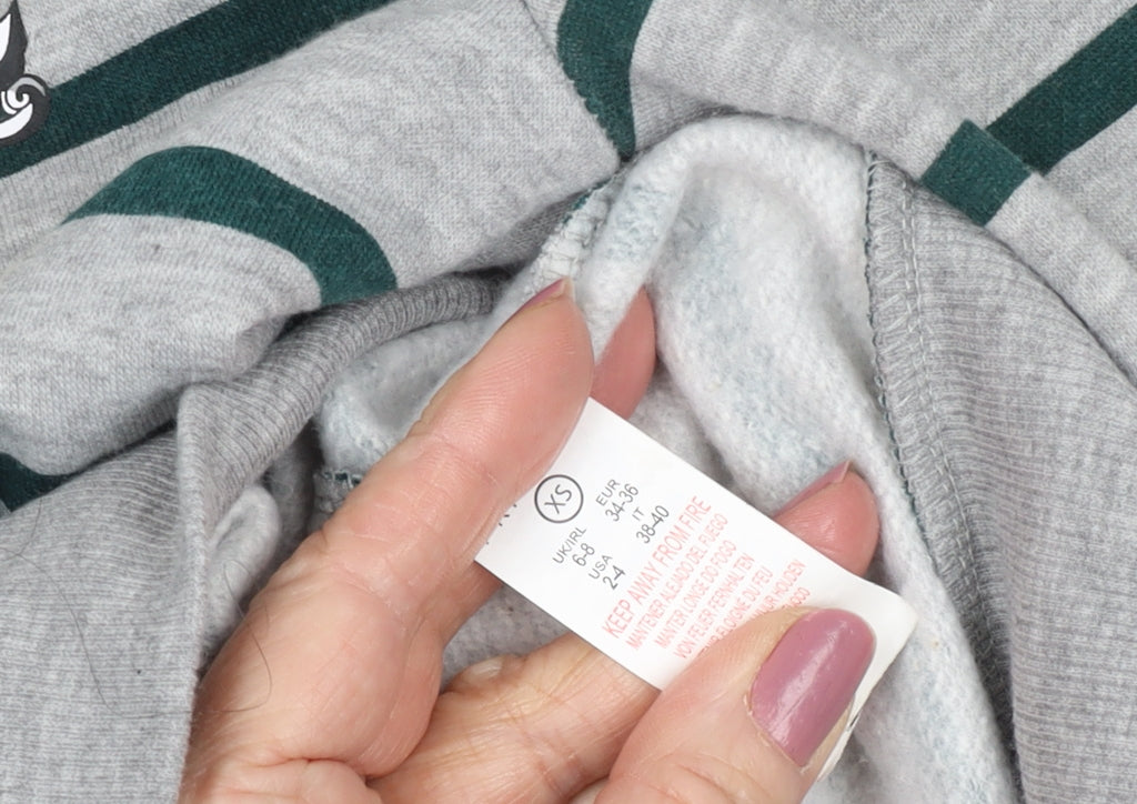 Harry Potter Unisex Grey Striped Pullover Sweatshirt XS