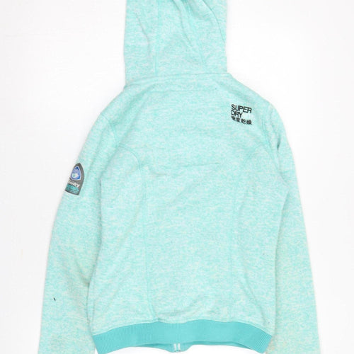 Superdry Women's Green Hooded Jacket Size S