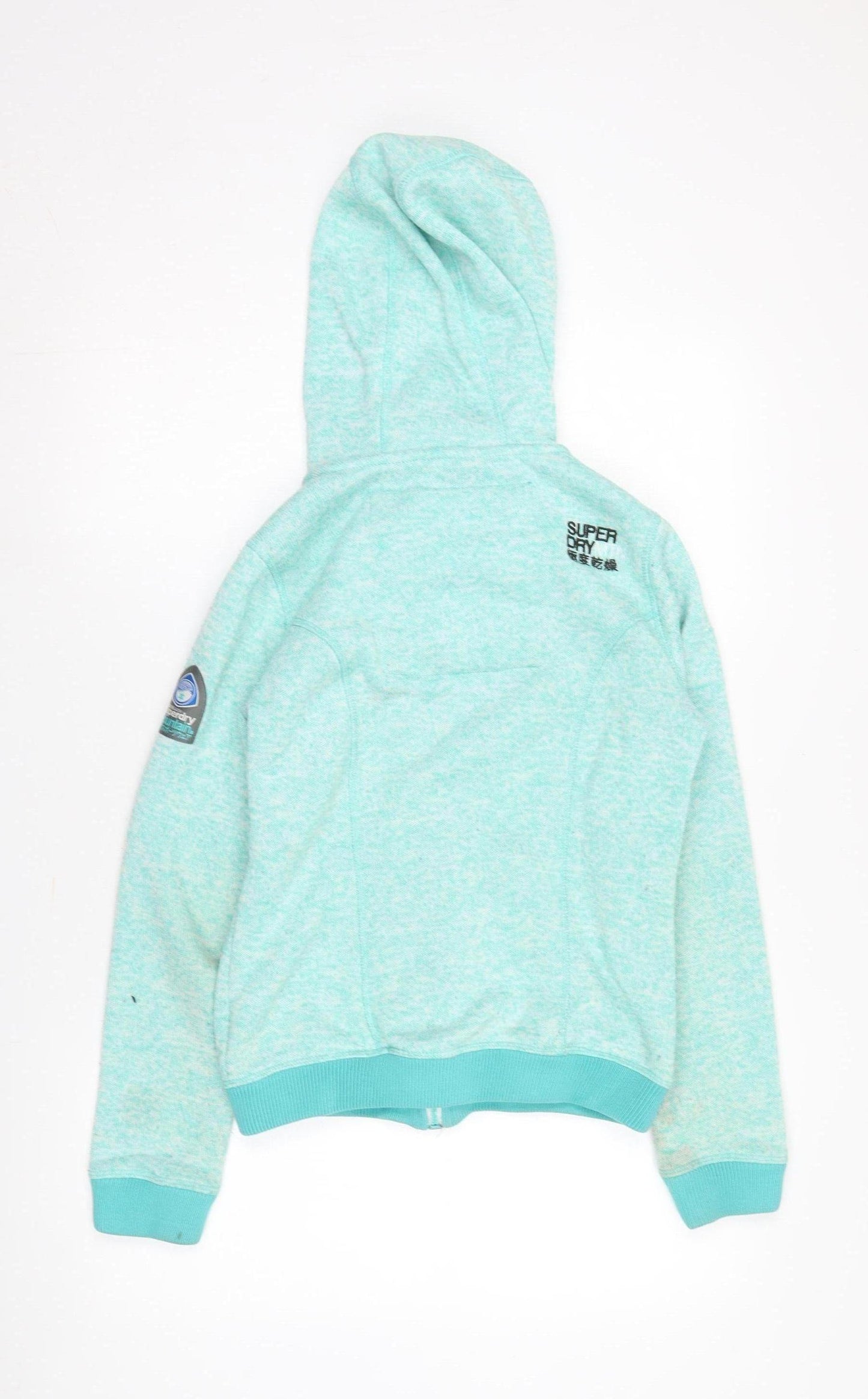 Superdry Women's Green Hooded Jacket Size S