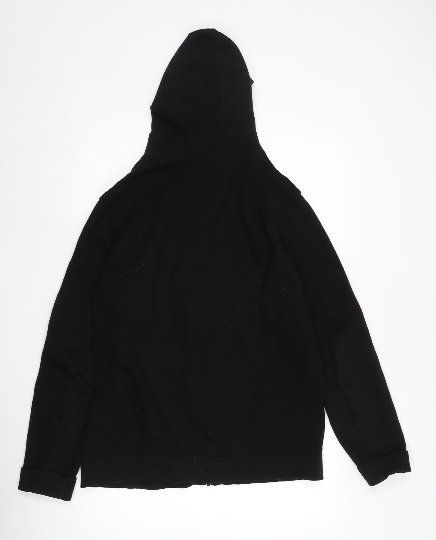 C.P. Company Men's Black Hooded Jacket - L