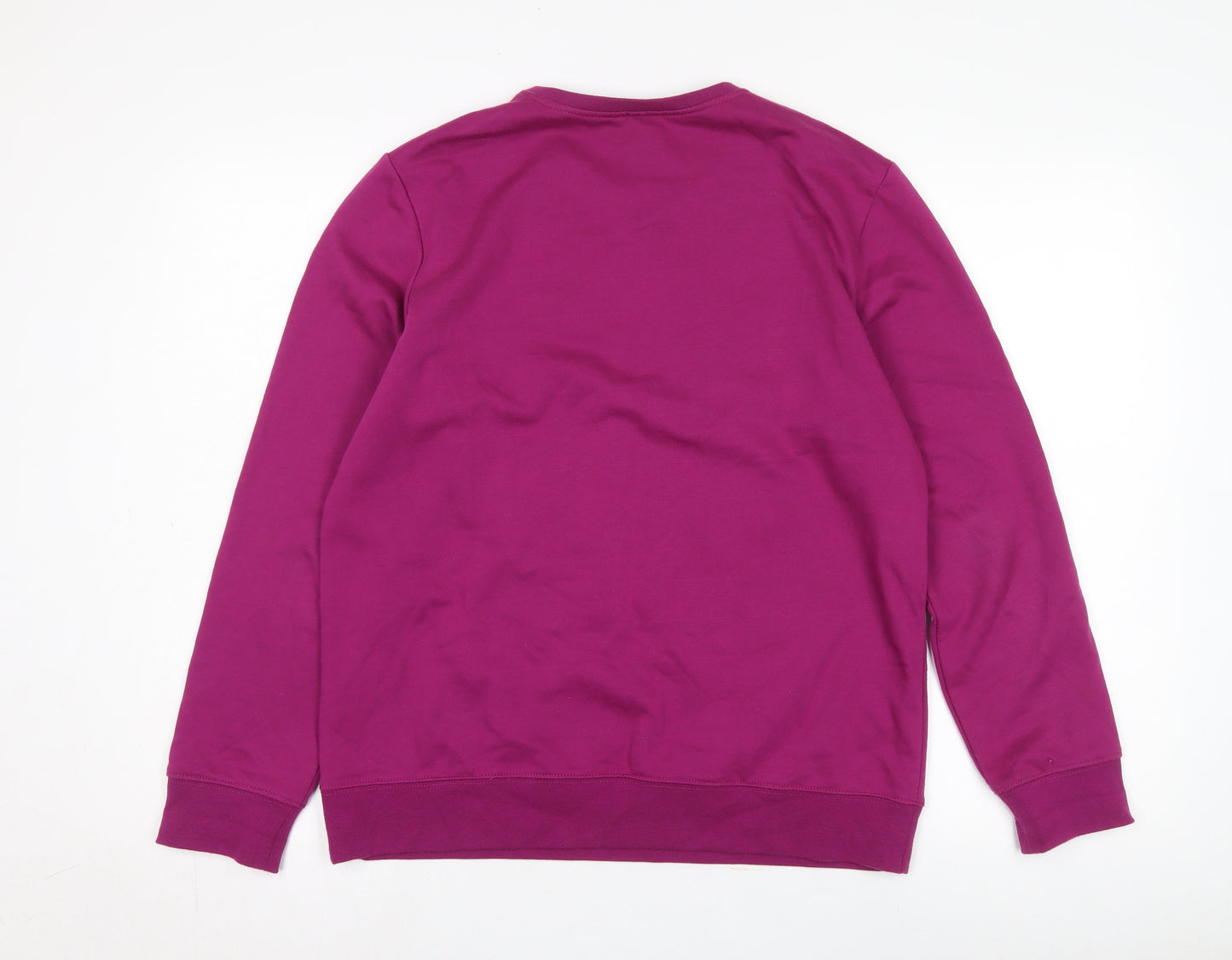 Cotton Traders Women's Purple Embroidered Sweatshirt Size 10