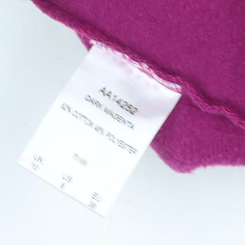 Cotton Traders Women's Purple Embroidered Sweatshirt Size 10