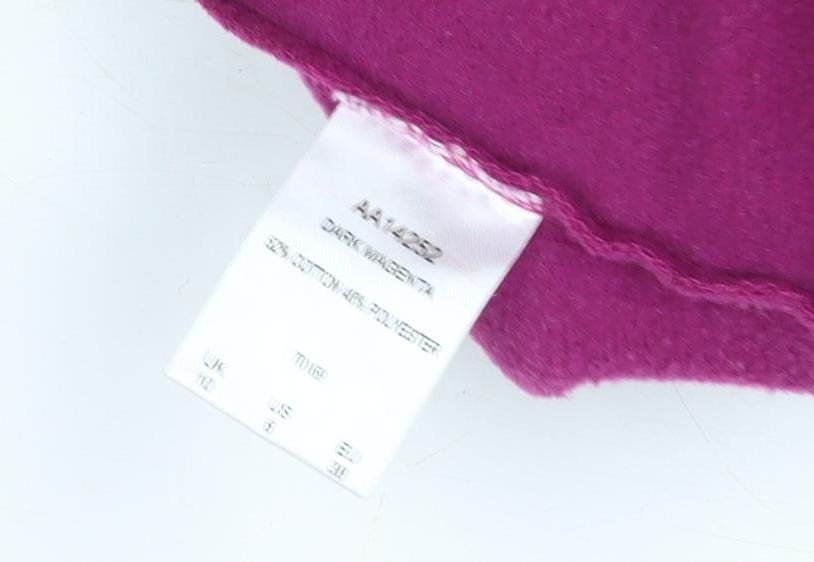 Cotton Traders Women's Purple Embroidered Sweatshirt Size 10