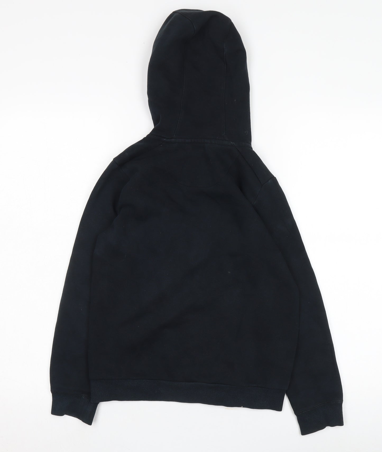 Adidas Boys Black Hooded Jacket Size 9-10 Years