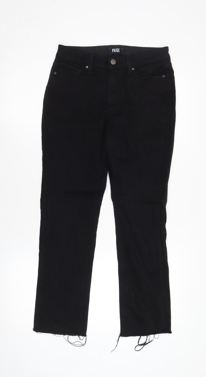 PAIGE Women's Black Straight Jeans Size 6
