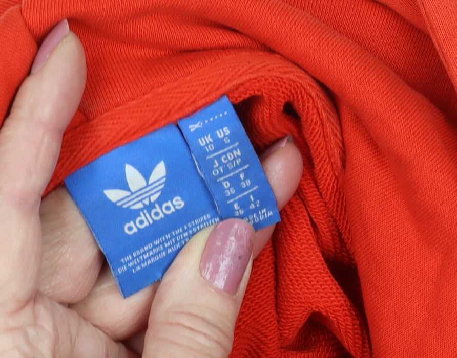 Adidas Women's Red Pullover Hoodie Size 10