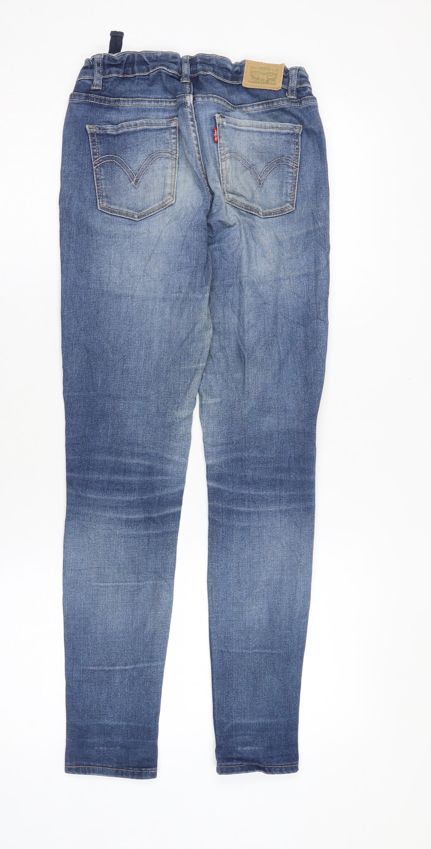 Levi's Women's Blue Skinny Jeans Size 14