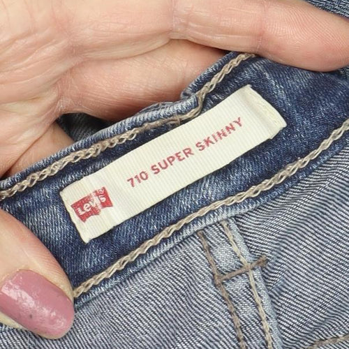 Levi's Women's Blue Skinny Jeans Size 14
