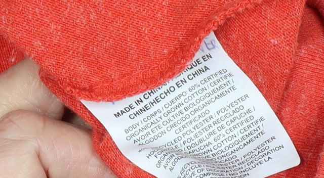 Nike Women's Red Full Zip Hoodie XL