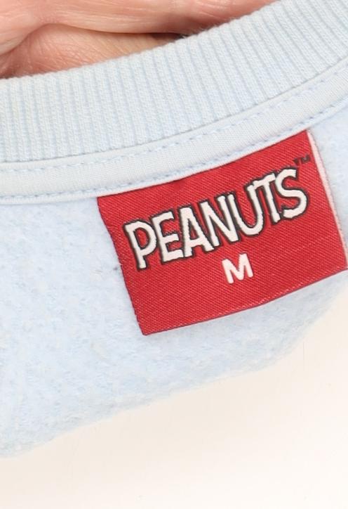 Peanuts Snoopy Unisex Blue Medium Pullover Sweatshirt