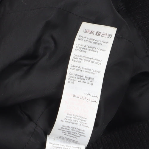 New Look Women's Black Bomber Jacket Size 6 Petite