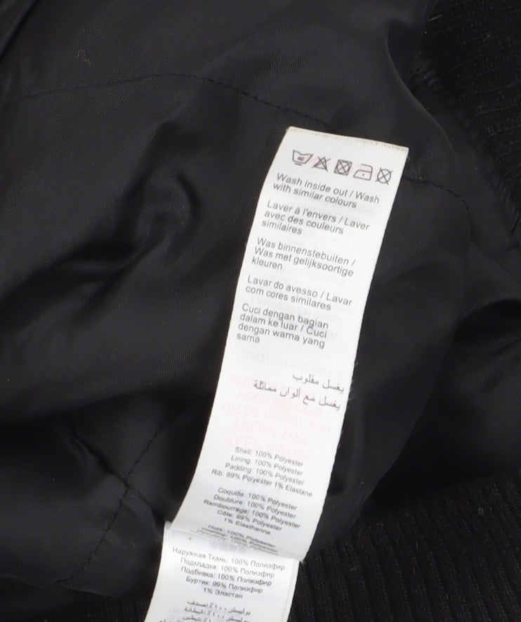 New Look Women's Black Bomber Jacket Size 6 Petite